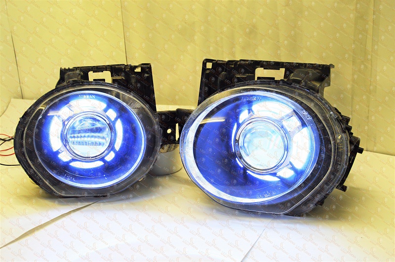 Bi Led cветодиодные фары Nissan Juke